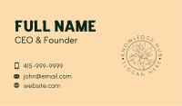 Plant Nature Wellness Business Card Image Preview