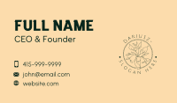 Plant Nature Wellness Business Card Image Preview