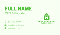 Nature Leaf Letter H Business Card Image Preview