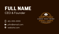 Chef Hat Spoon Fork Business Card Preview