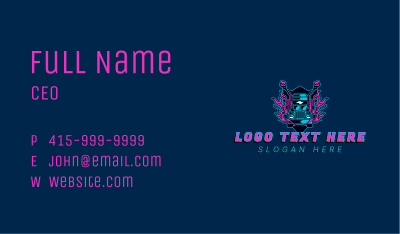 Neon Truck Flame Business Card Image Preview