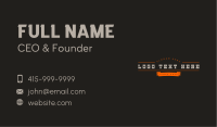 Rustic Pub Wordmark Business Card Image Preview