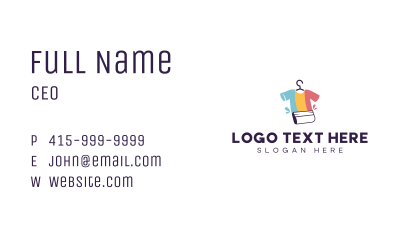 T-shirt Clothing Squeegee Printing Business Card Image Preview