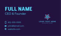 Star Pattern Foundation Business Card Image Preview