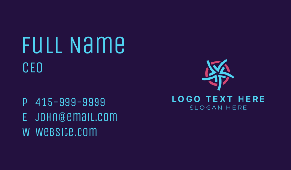 Star Pattern Foundation Business Card Design Image Preview
