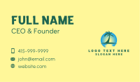 Ocean Sunset Palm Business Card Image Preview