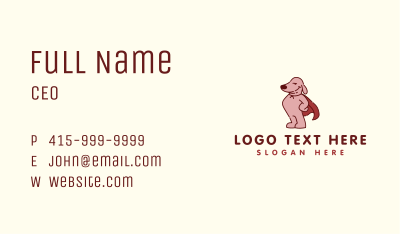 Canine Dog Super Hero Business Card Image Preview