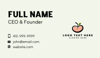 Peach Butt Fruit Business Card Image Preview