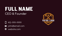 Hammer Builder Tools Business Card Image Preview