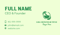 Green Herbal Medicine Business Card Image Preview