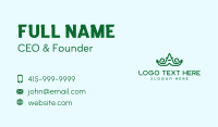Eco Friendly Letter A Garden Business Card Image Preview