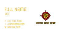 Hindu Spa Flower Business Card Image Preview