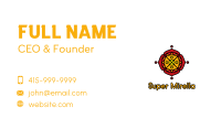 Hindu Spa Flower Business Card Image Preview