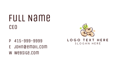 Soy Bean Food Seed Business Card Image Preview