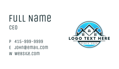 Hammer Roofing Remodel Business Card Image Preview