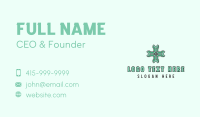 Green 3d Cross Business Card Preview