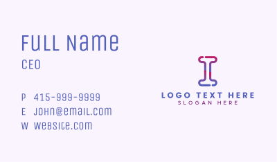 Generic Modern Company Business Card Image Preview