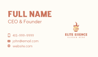 Fire Burger Food Business Card Image Preview