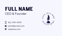 Quill Feather Ink Business Card Image Preview