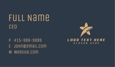 Star Feather Entertainment Business Card Image Preview