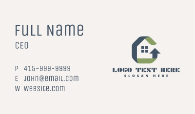 Recycled Home Developer Business Card Image Preview