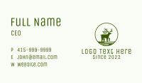 Deer Christmas Light  Business Card Image Preview