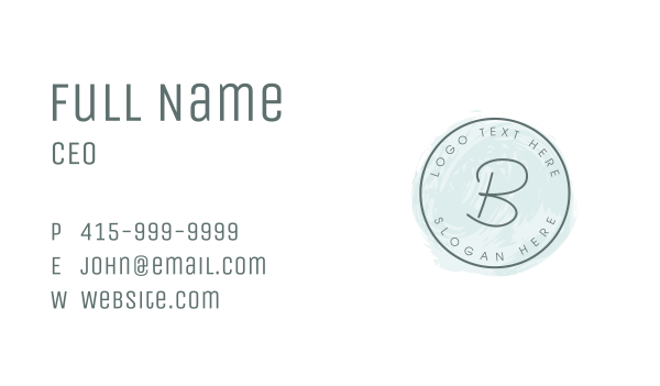 Beauty Luxury Letter  Business Card Design Image Preview