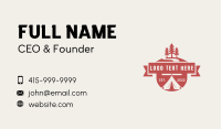 Nature Camping Emblem Business Card Image Preview