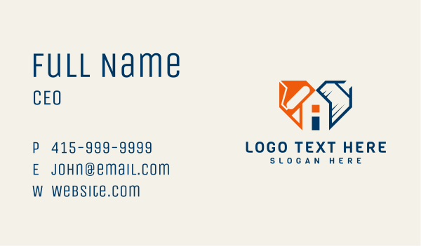 House Painting Remodel Business Card Design Image Preview