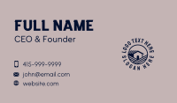 Roofing House Contractor Emblem Business Card Image Preview