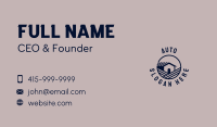 Roofing House Contractor Emblem Business Card Image Preview