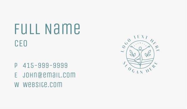 Yoga Zen Spa Business Card Design Image Preview