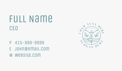Yoga Zen Spa Business Card Image Preview
