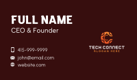 Coin Tech Cryptocurrency Business Card Image Preview