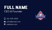 Basketball Competition League Business Card Design