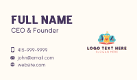 Learning Castle Bookstore Business Card Design