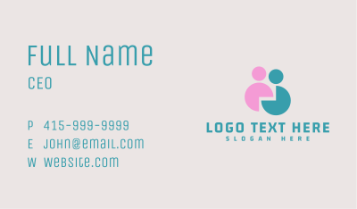 Abstract People Foundation Business Card Image Preview