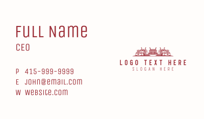 Logistics Freight Truck Business Card Image Preview