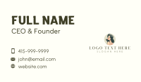 Sexy Woman Hairstylist Business Card Design