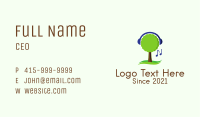 Tree Music Streaming  Business Card Image Preview