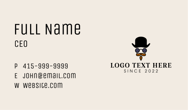 Gentleman Couture Tailoring Business Card Design Image Preview