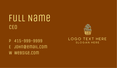 Sprinkle Cupcake Dessert Business Card Image Preview