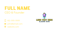 Lollipop Princess Crown Business Card Preview