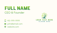 Organic Tree Plant Business Card Preview