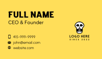 Skull Camera Photographer Business Card Image Preview