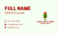 Christmas Goblet Decoration Business Card Image Preview