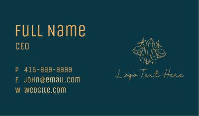 Golden Jewel Boutique Business Card Image Preview