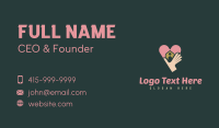 Charity Heart Home Business Card Image Preview