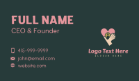 Charity Heart Home Business Card Preview