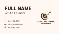 Knife Target Business Card Design